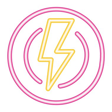 gök gürültüsü neon ışığı