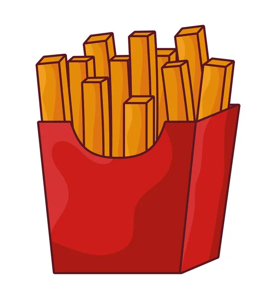Paquete de patatas fritas — Vector de stock