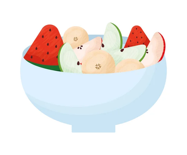 Healthy salad illustration — 图库矢量图片