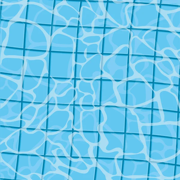 Poster Pool Floor Illustration — Stock Vector