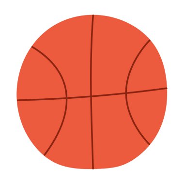 Beyaz yerine turuncu basketbol topu