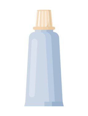 beyaz üzerine merhem tübü tasarımı