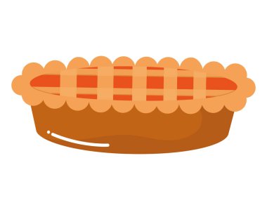 Beyaz yerine tatlı turta tasarımı