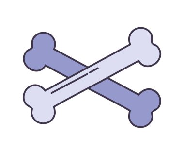 çapraz kemikler beyaz üzerine dizayn