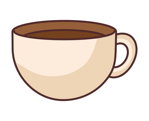 白色咖啡杯的设计 — 图库矢量图片