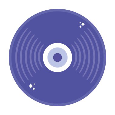 Beyaz yerine mavi vinil disk