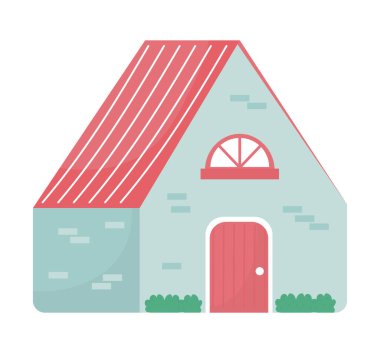 Beyaz yerine mavi ev tasarımı