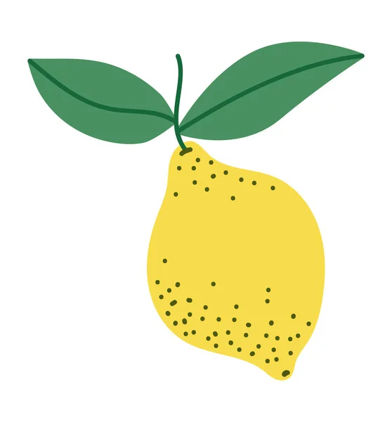 Lemon Fruit Design White — стоковый вектор