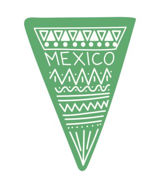 green garland design with mexico lettering