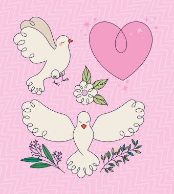 poster of peace items set
