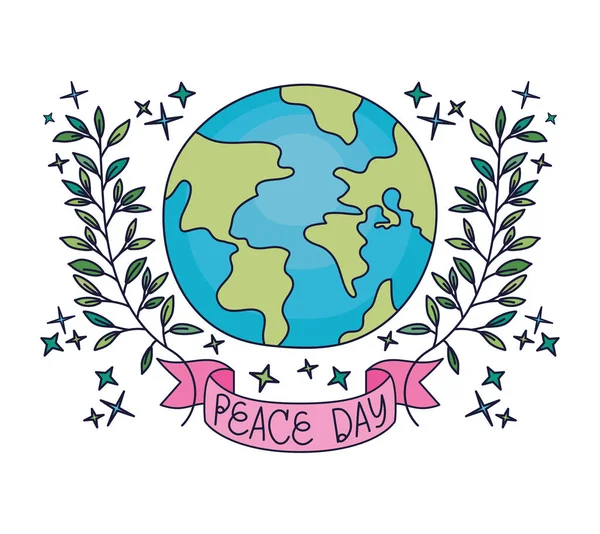 World Peace Day Decorations — Image vectorielle