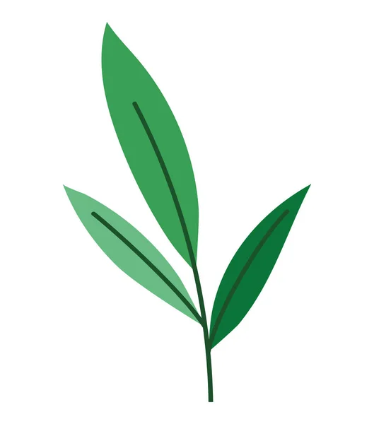 Branch Tree Icon White — Vettoriale Stock
