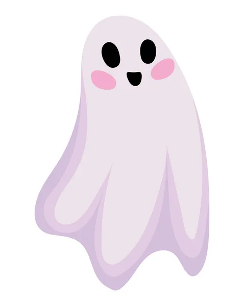 Blushed Ghost Design White — Stockový vektor