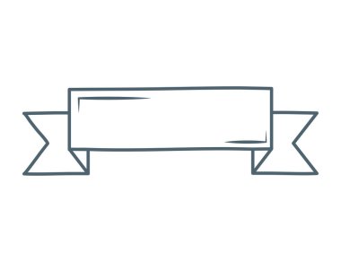 banner icon design over white