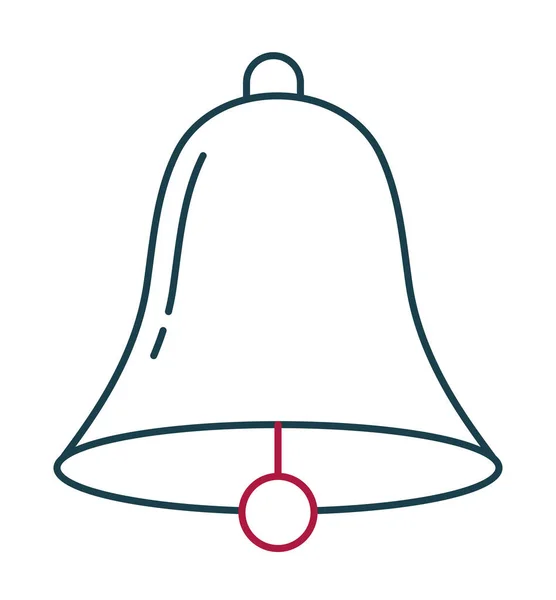Bell Icon Design White — Stock Vector