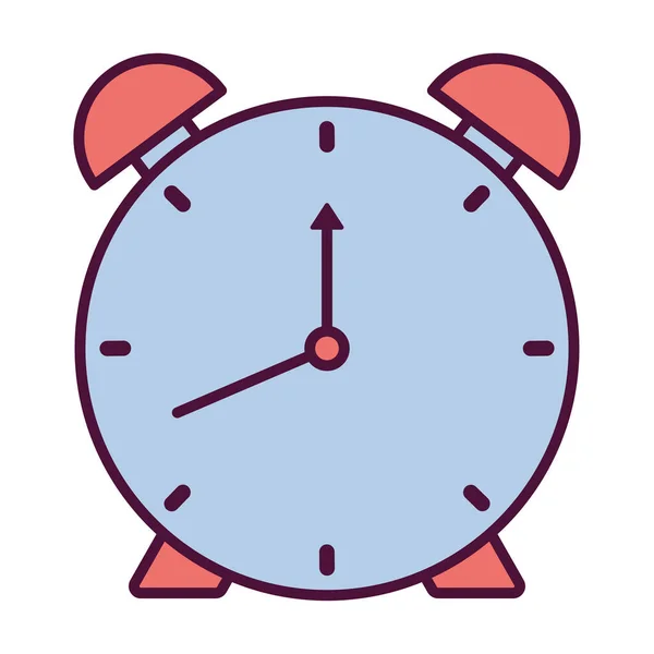 Alarm Clock Design White —  Vetores de Stock