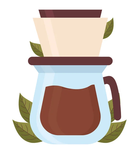 Coffee Maker Design Plants —  Vetores de Stock