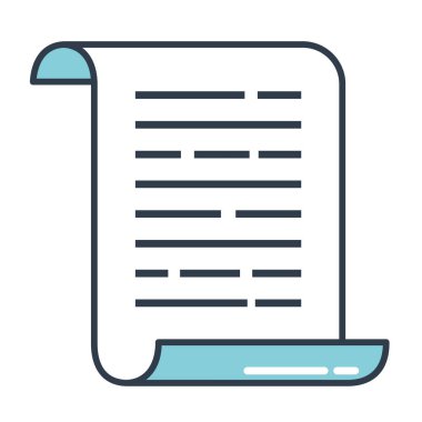 colorful contract design over white