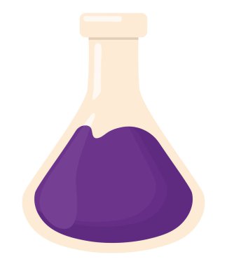 purple potion design over white