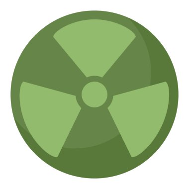 radioactive sign design over white