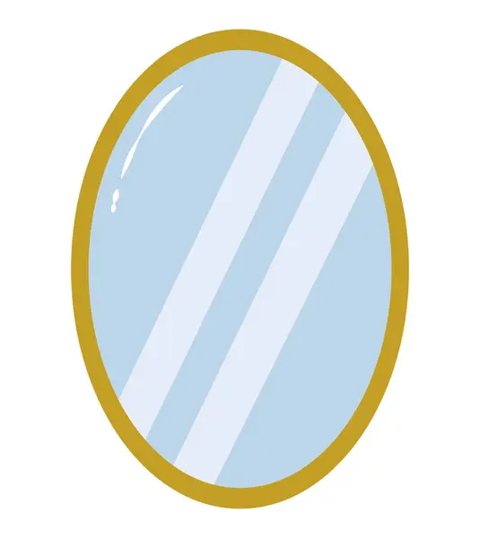 白を基調とした鏡のデザイン — ストックベクタ