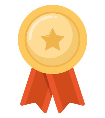 Beyaz yerine parlak madalya tasarımı