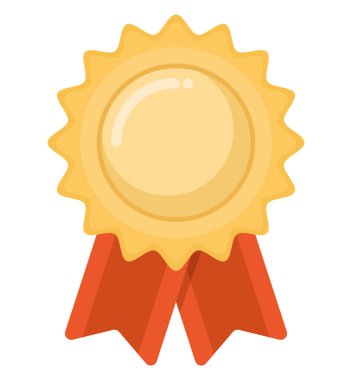 Beyaz yerine altın ödül illüstrasyonu