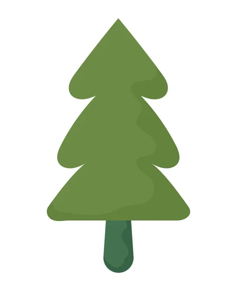 Diseño Árbol Verde Sobre Blanco — Vector de stock