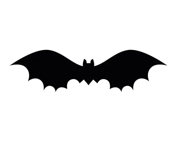 Halloween Bat Design White — Stockový vektor