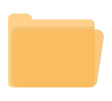 Beyaz üzerine cam morfizm sarı klasör