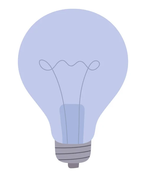 Light Bulb White — Stock Vector