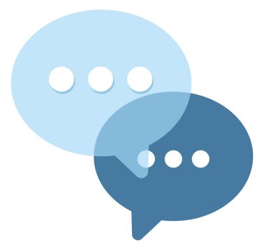 Beyaz üzerinde cam morfizm metin balonları