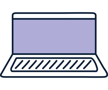 beyaz üzerine mor dizüstü bilgisayar tasarımı