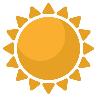 sun silhouette design over white