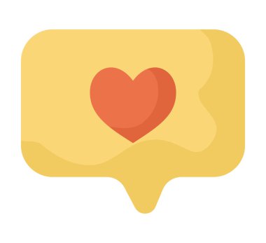 Kalbini beyaza tercih eden bir konuşma balonu