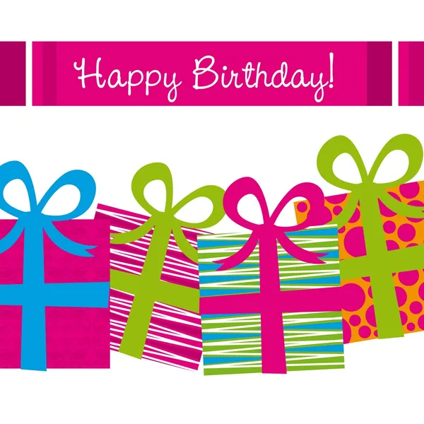 Happy birthday card — Stock Vector © grgroupstock #8907199