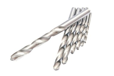 yedi farklı beyaz üzerinde matkap