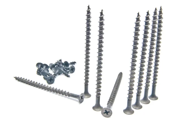 Many black screw — Stock Photo, Image