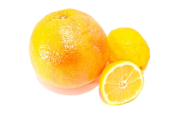 Грейпфрут і свіжий лимон — стокове фото
