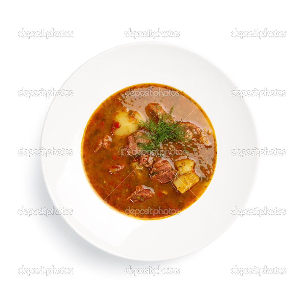Russian national soup (borscht)
