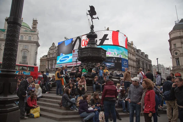 Eros Statue, Piccadilly Circus, London — Stock Photo, Image