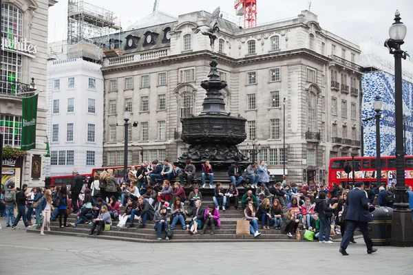 Eros Statue, Piccadilly Circus, London — Stock Photo, Image