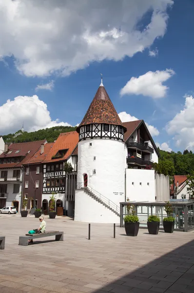 Albstadt-ebingen, середньовічна вежа알 브 쉬 타트-ebingen, 중세 타워 — 스톡 사진