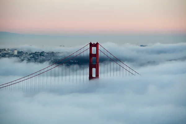 Most golden gate san francisco v mlze — Stock fotografie