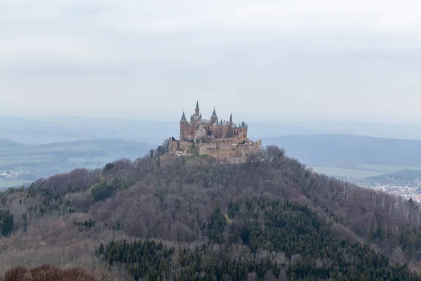 Zamek Hohenzollern Koło Hechingen Niemczech — Zdjęcie stockowe