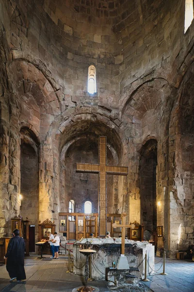 Innere Des Jvari Klosters Der Nähe Der Stadt Mtskheta Georgien — Stockfoto
