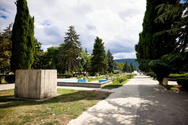 Gürcistan, Gori 'deki Stalin müzesine park et.