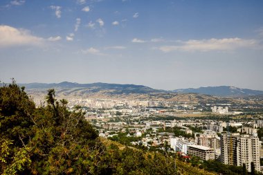 Tiflis, Gürcistan 'ın panoramik manzarası