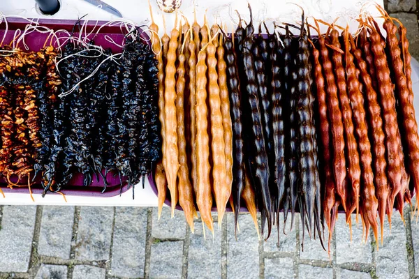 Churchkhela Street Market Georgia — Stock Photo, Image