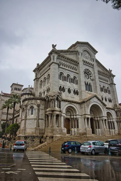 Sankt Nikolaus Domkyrka Monaco City Monaco — Stockfoto